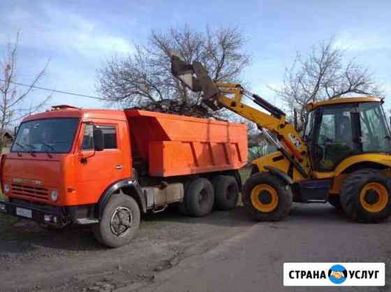 Вывоз мусора доставка песка щебня отсева камень бу Гуково