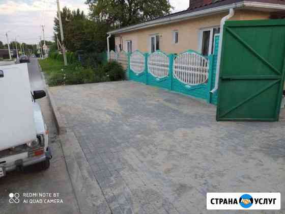Укладка тротуарной кафельной плитки Белгород