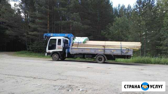 Услуги кран-борта. 3т.12м.борт5т (манипулятор) Киров - изображение 1