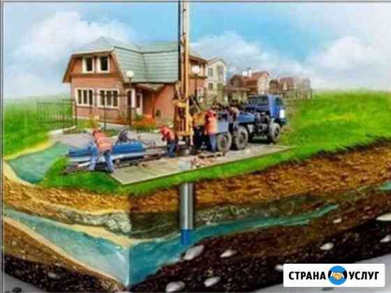 Бурение скважин на воду Луга