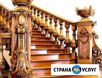 Деревянные лестницы под ключ Краснодар