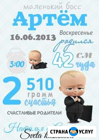 Метрика на заказ Череповец - изображение 1