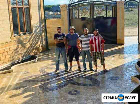 Укладка тротуарной плитки. Отмостки Самара