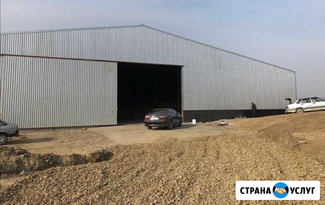 Строительство ангаров крытых токов складов Куровское - изображение 1