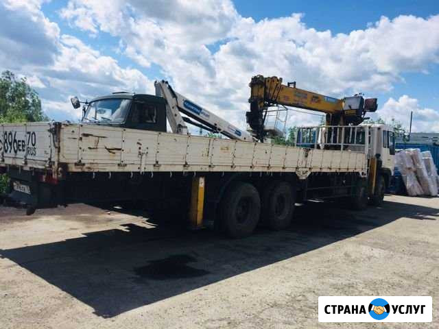 Услуги манипулятора, автокрана, экскаватор- погруз Томск - изображение 1