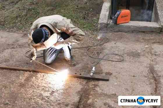 Сварка забора каркаса петель Мытищи