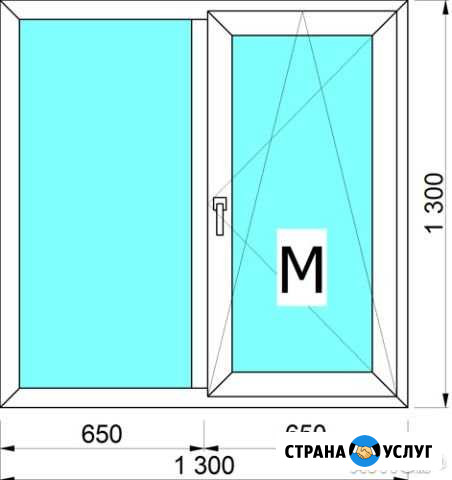 Окно пвх двустворчатое Омск - изображение 1