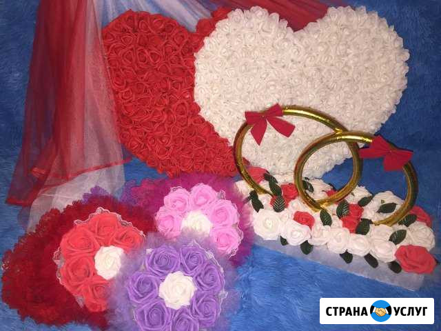 Украшение на свадебное авто Сызрань - изображение 1
