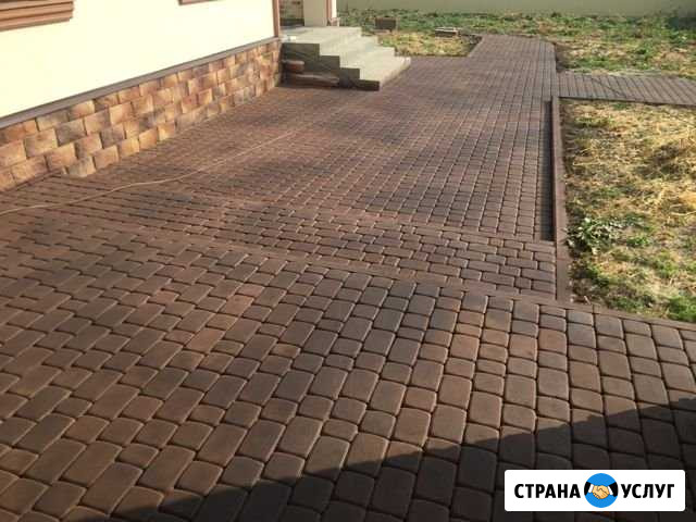 Покраска тротуарной плитки восстановление старой Старый Оскол - изображение 1