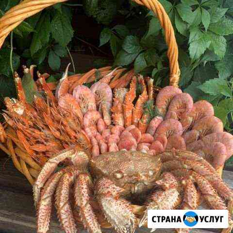 Подарочная корзина/коробка из морепродуктов Кемерово