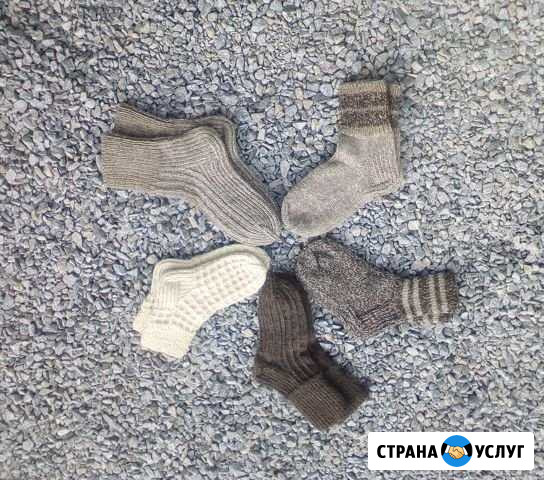 Вязаные носки, ручная работа Пиндуши - изображение 1