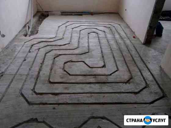 Теплый пол в готовую стяжку Калининград