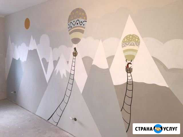 Роспись стен Иркутск - изображение 1