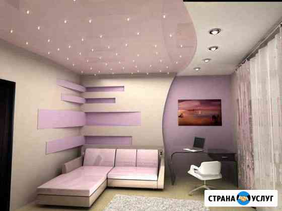 Потолки натяжные любой сложности Нальчик