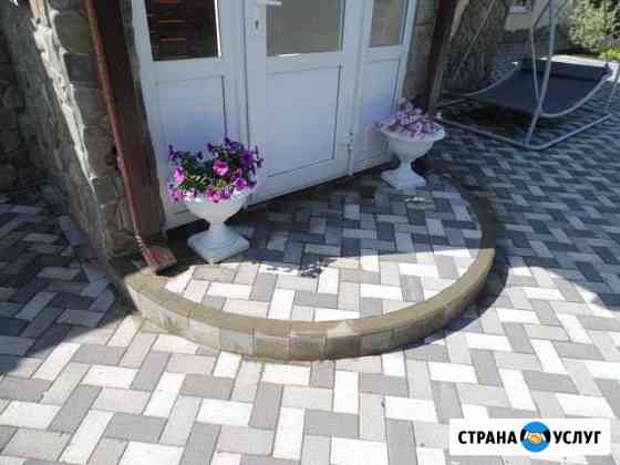 Ремонт-укладка тротуарной плитки Краснодар