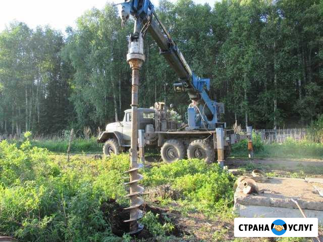 Аренда Ямобур вездеход вышкой.опоры, колодцы.сваи Пермь - изображение 1