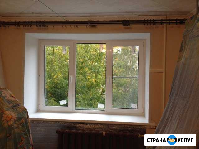 Окно пвх под ключ откосы с двух сторон Рехау, так Иваново - изображение 1