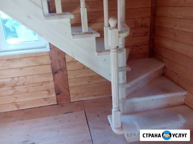 Монтаж лестниц из дерева Можайск - изображение 1