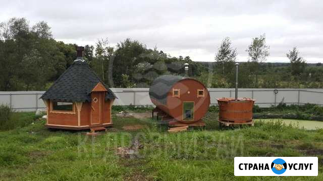Строительство бань, бань-бочек, грилей, купелей Яблоновский - изображение 1