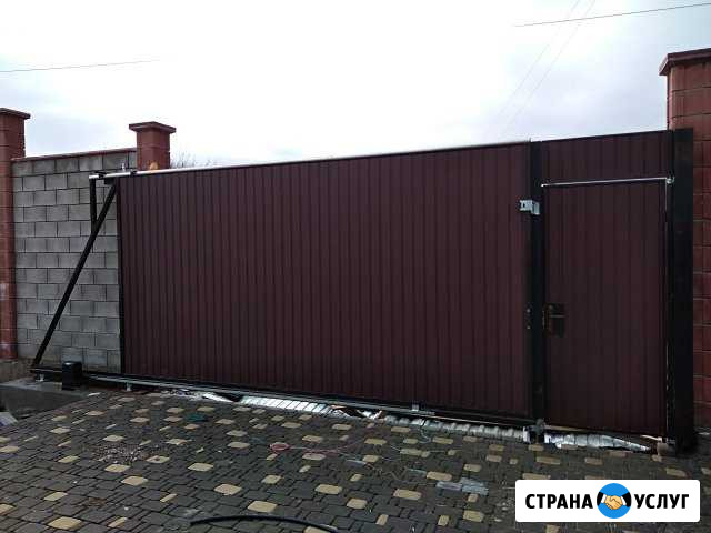 Ремонт монтаж и изготовление автоматических ворот Симферополь - изображение 1
