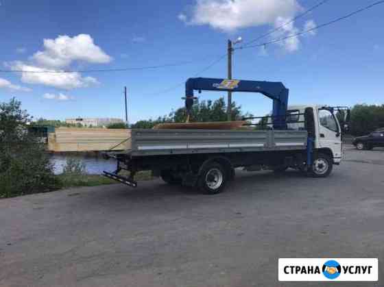 Услуги аренда крана манипулятора Архангельск