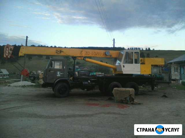 Услуги автокрана и другой техники Усть-Катав - изображение 1