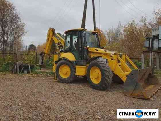 Услуги экскаватор погрузчик Ижевск