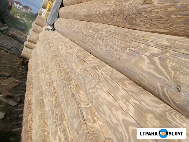 Выездной пескоструй шлифовка срубов Саперное - изображение 1