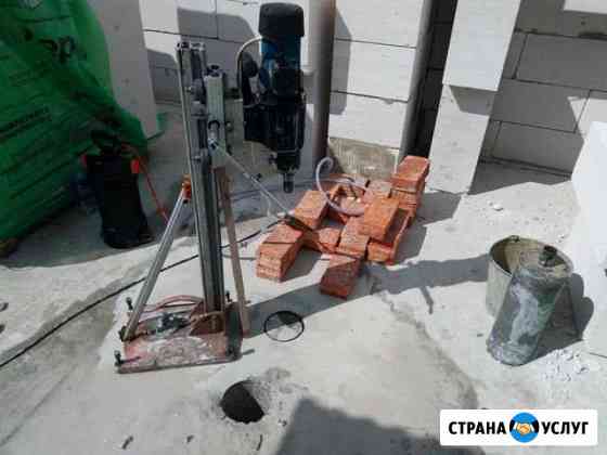 Алмазное бурение бетон,кирпич Ковров