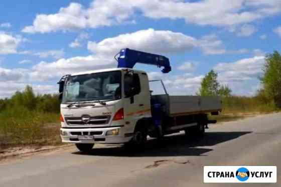 Перевозка самогрузом от 3до 10т. Заказ манипулятор Новосибирск