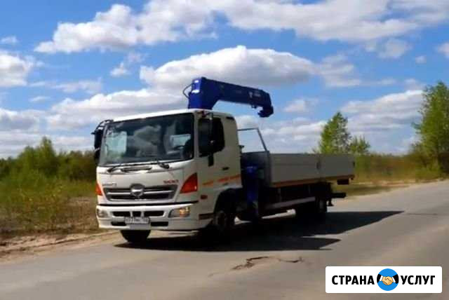 Перевозка самогрузом от 3до 10т. Заказ манипулятор Новосибирск - изображение 1