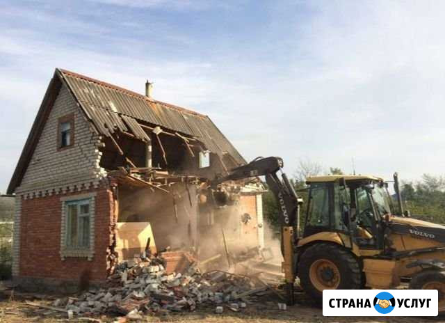 Расчистка, снос, спил деревьев, вывоз, техника Пушкино - изображение 1