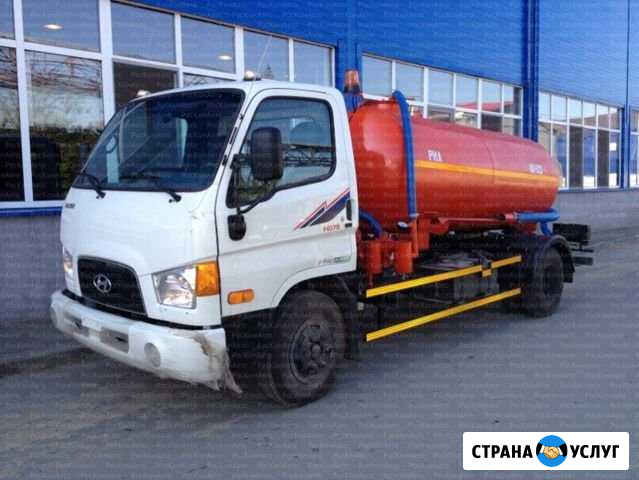 Услуги ассенизатора Hyundai 4м3 Энгельс - изображение 1