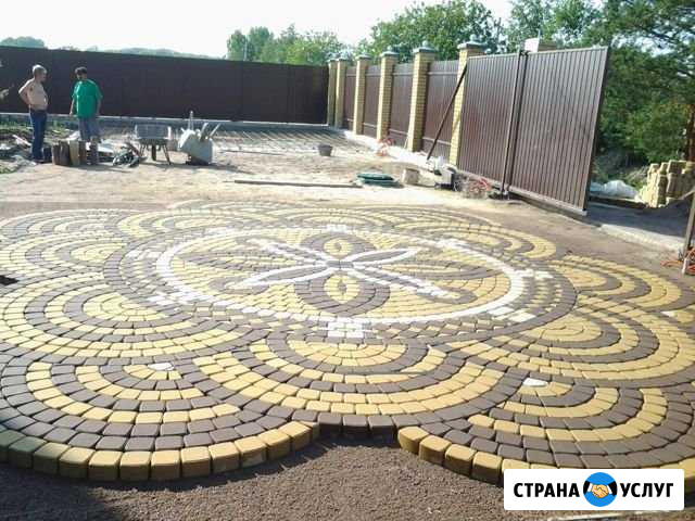 Укладка тротуарной плитки, благоустройство Калуга - изображение 1