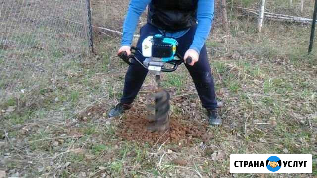 Бурение ям, бензобур, ямобур Белгород - изображение 1
