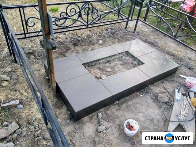 Укладка плитки на кладбище Железногорск - изображение 1