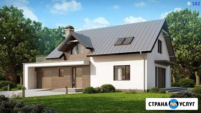 Проект коттеджа - 117 кв.м / / Артикул R-182 Пермь - изображение 1