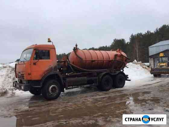 Откачка септиков, аренда илососа Кадуй