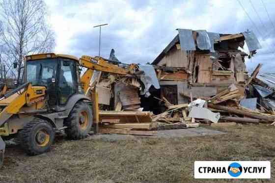 Вывоз мусора, слом строений Шахты