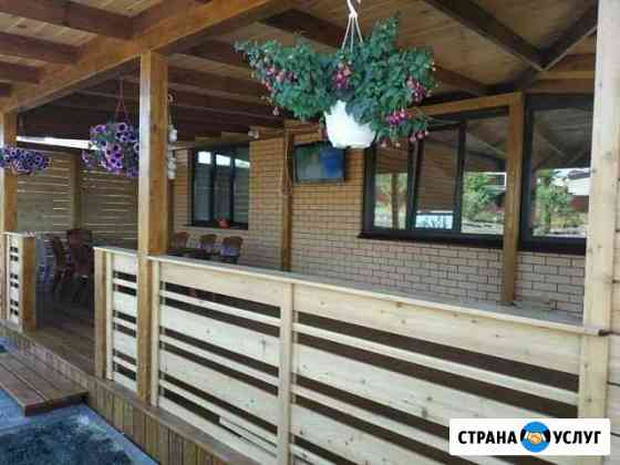 Террасы, заборы, беседки, перлоги, качели, скамейк Белгород