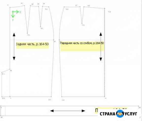 Изготовление лекал (выкройки) женской одежды Сыктывкар