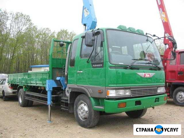 Кран борт 5,5тонн, эвакуатор, грузоперевоз Иркутск - изображение 1
