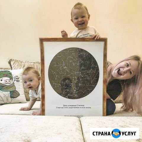Звёздная карта Новомосковск - изображение 1