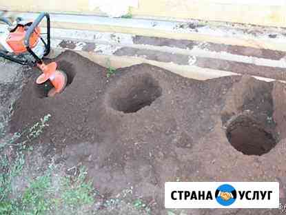 Услуги по бурению ям (лунок),Установка заборов Алексеевка Белгородской области