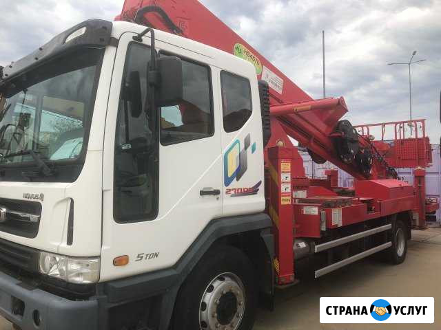 Услуги автовышки 35-45 метров, кран-манипулятор Сочи - изображение 1