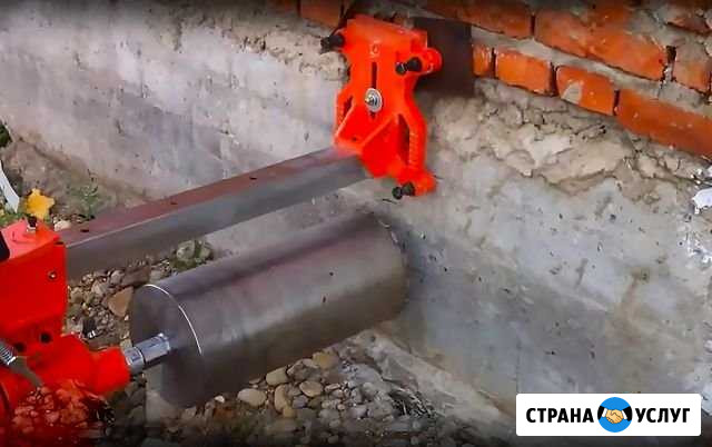 Алмазное Бурение отверстий под сантех резка бетона Иркутск - изображение 1