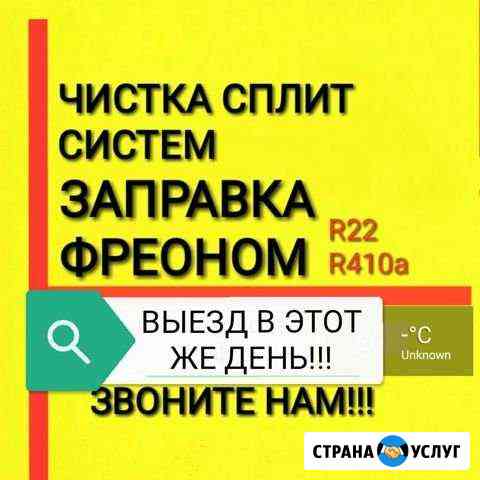 Чистка сплит систем, Заправка сплит систем Новороссийск