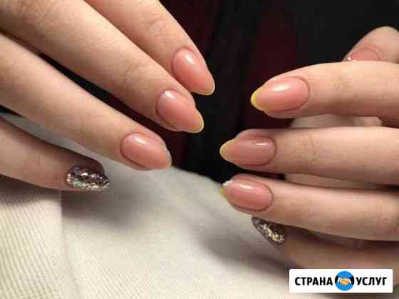 Маникюр покрытие гелем Ангарск