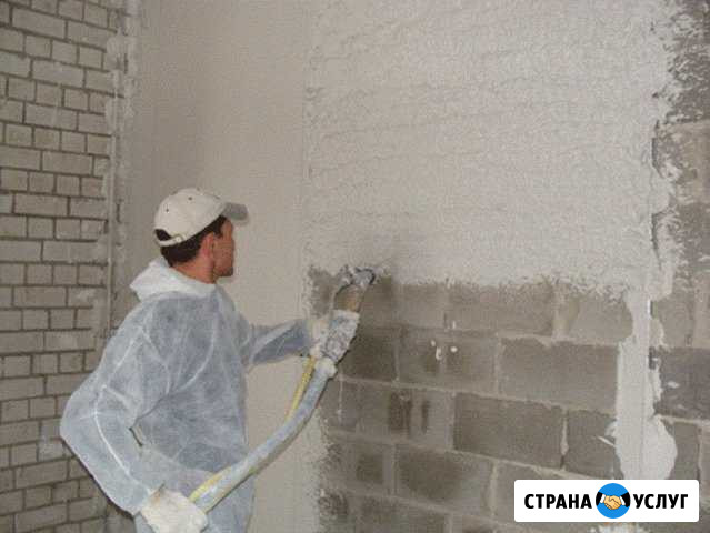 Штукатурка Машинная. Сразу под обои Белгород - изображение 1