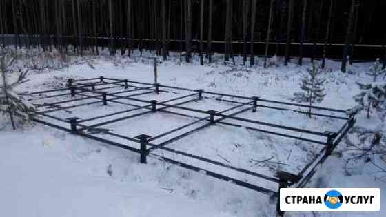 Винтовые сваи с монтажом (Фундамент на сваях) Каменск-Уральский
